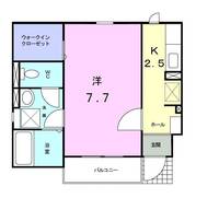 ブラン グリシーヌの間取り