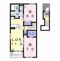 リクォーレIの間取り