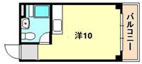 兵庫県神戸市中央区生田町1(マンション)の賃貸物件の間取り