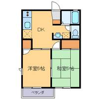 群馬県伊勢崎市田中島町(アパート)の賃貸物件の間取り
