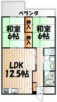 コーポラス大田の間取り