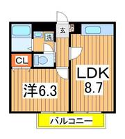 アムール Cageの間取り