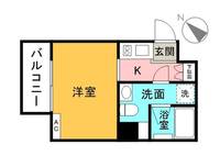 東京都新宿区西新宿4(マンション)の賃貸物件の間取り