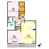 埼玉県川口市大字芝(アパート)の賃貸物件の間取り