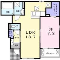 熊本県上益城郡益城町大字安永(アパート)の賃貸物件の間取り