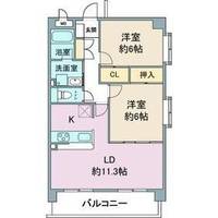 愛知県日進市竹の山2(マンション)の賃貸物件の間取り