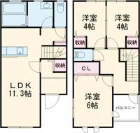 アステラスIIIの間取り