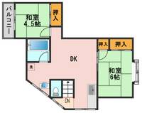 東京都江戸川区中央4(アパート)の賃貸物件の間取り