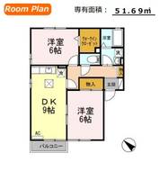 新潟県新潟市秋葉区程島(アパート)の賃貸物件の間取り