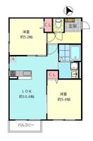 ベル・セゾン金池南の間取り