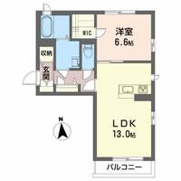 ベレオ 大街道の間取り