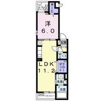 神奈川県秦野市堀川(アパート)の賃貸物件の間取り