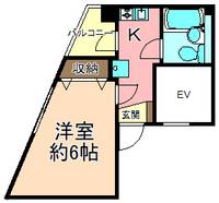 カーサ松原の間取り