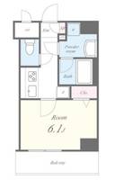 東京都渋谷区渋谷2(マンション)の賃貸物件の間取り