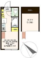 ハーモニーテラス阿佐谷北の間取り