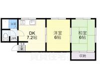 大阪府高槻市中川町(マンション)の賃貸物件の間取り