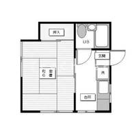 東京都新宿区新宿6(アパート)の賃貸物件の間取り