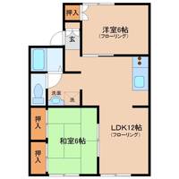 セジュール加納 B棟の間取り