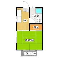 第一コーポみちまの間取り