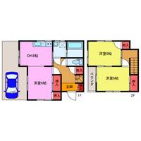 埼玉県鶴ヶ島市大字下新田(一戸建)の賃貸物件の間取り