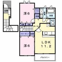 パインコーン 1番館の間取り