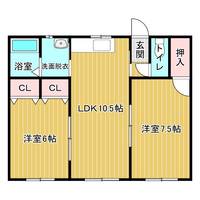 北海道中川郡幕別町札内桂町(一戸建)の賃貸物件の間取り