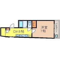 愛知県名古屋市中区橘1(マンション)の賃貸物件の間取り