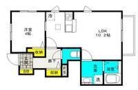 大阪府吹田市泉町5(アパート)の賃貸物件の間取り