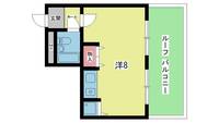 大阪府豊中市螢池東町2(マンション)の賃貸物件の間取り