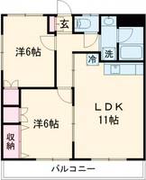 エクセルシアAの間取り