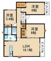 物件の間取り画像