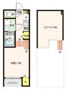 宮城県仙台市太白区西中田2(アパート)の賃貸物件の間取り