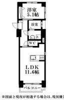 ルーヴル田町の間取り