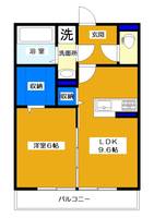 茨城県つくば市東新井(アパート)の賃貸物件の間取り