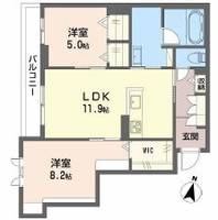 岡山県倉敷市大内(アパート)の賃貸物件の間取り
