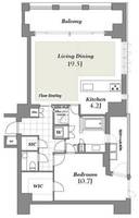 THE CONOE 三田綱町の間取り