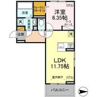 千葉県茂原市高師(マンション)の賃貸物件の間取り