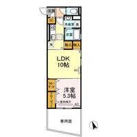 徳島県徳島市沖浜町栄開(アパート)の賃貸物件の間取り