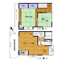 東京都北区栄町(一戸建)の賃貸物件の間取り