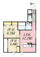 東京都練馬区田柄5(アパート)の賃貸物件の間取り