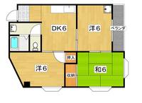 赤井マンションの間取り