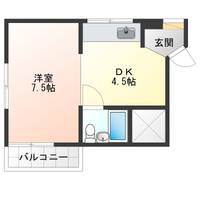 徳島県徳島市南佐古八番町(マンション)の賃貸物件の間取り