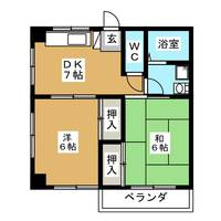 秋山コーポの間取り