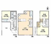 東京都大田区新蒲田3(一戸建)の賃貸物件の間取り
