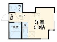 ユナイト衣笠マルセロの瞳の間取り