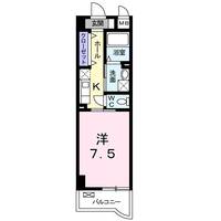 東京都立川市一番町1(マンション)の賃貸物件の間取り