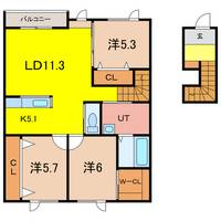 物件の間取り画像