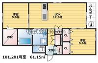 物件の間取り画像