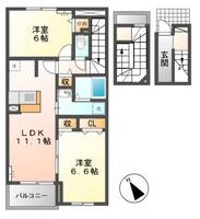物件の間取り画像