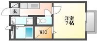 岡山県岡山市南区当新田(アパート)の賃貸物件の間取り
